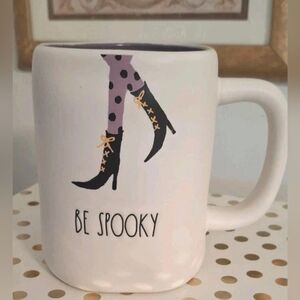 Rae Dunn Be Spooky Witch Legs Mug- RARE
